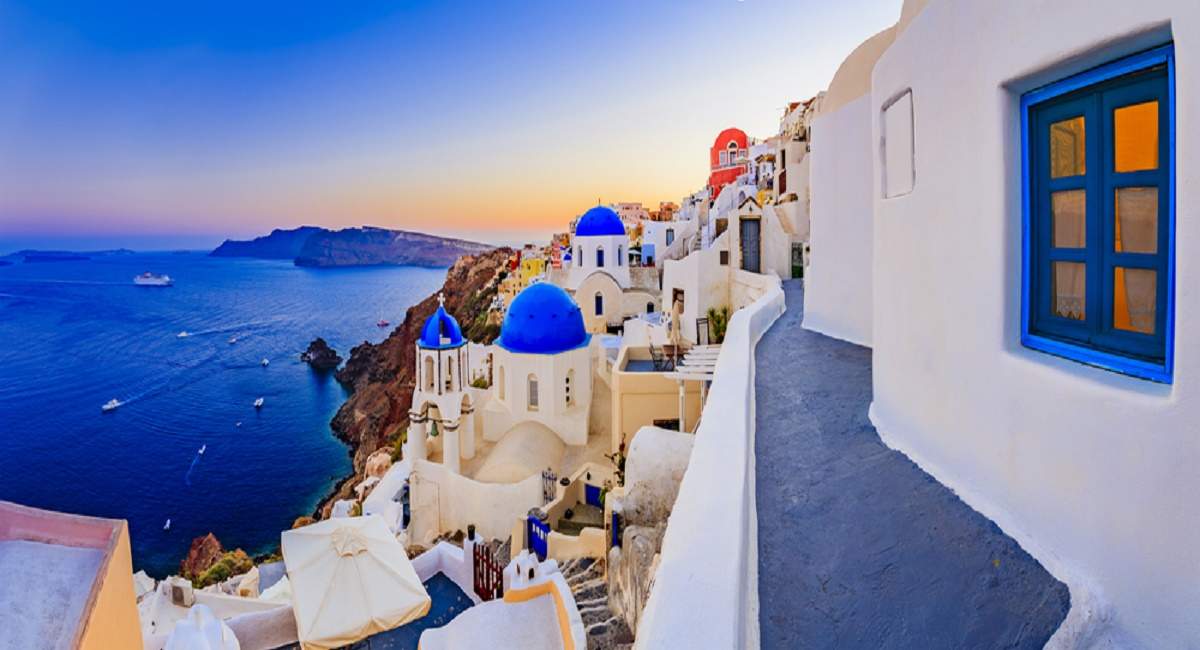 Santorini in Greece