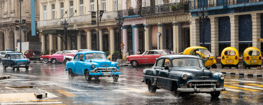 A beautiful view of Cuba