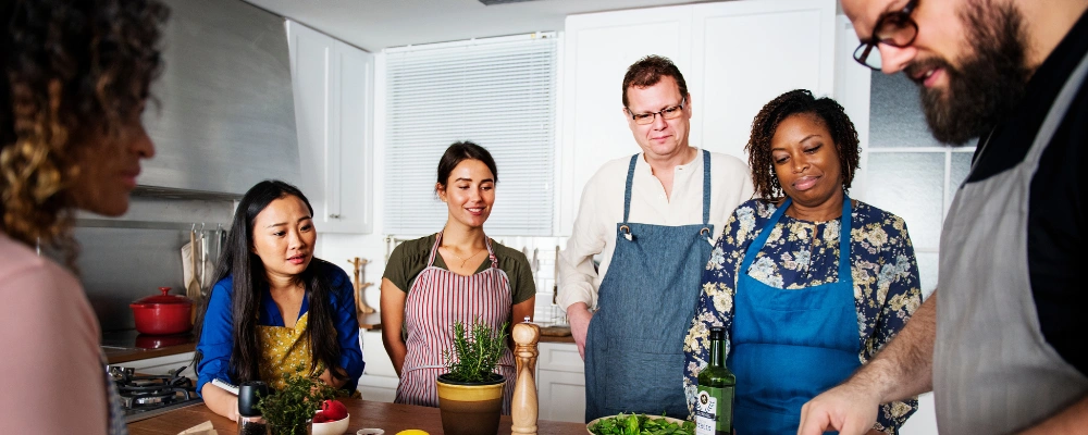 Taking Cooking Class in Santorini